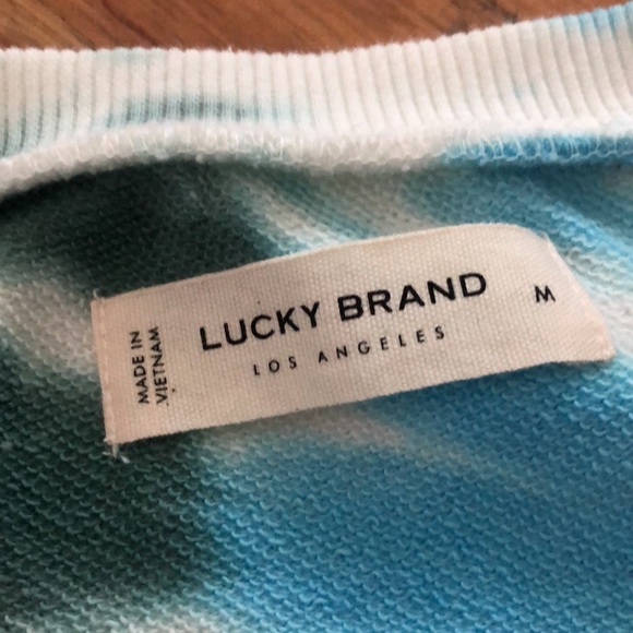 NWT Lucky Brand Tie Dye Sweatshirt - Picture 4 of 6